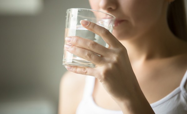 drinking water