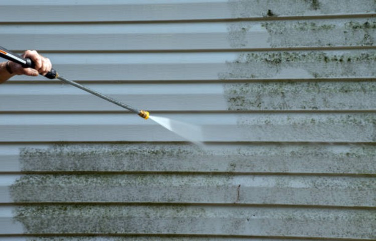 Pressure washing is a cleaning method that utilizes pressurized water to remove stubborn particles that are challenging to remove.